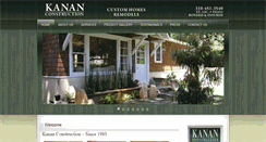 Desktop Screenshot of kananconstruction.com